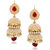 Amaal Kundan Pearl Jhumka Earrings For Women Girls in Traditional Ethnic Gold Plated Earings  J0141