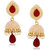 Amaal Kundan Pearl Jhumka Earrings For Women Girls in Traditional Ethnic Gold Plated Earings  J0144