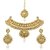 Amaal Traditional Necklace Sets Jewellery Sets Gold Plated With Earrings For Women,GirlsNL0128