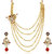 Amaal Traditional Necklace Sets Jewellery Sets Gold Plated With Earrings For Women,GirlsNL0142