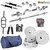 LiveStrong 40 kg chrome steel plates  home gym combo 3 with blue gym bag