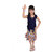 Girls Dress Skirts  top Two-Piece Set by Arshia Fashions - sleeveless - Party wear - Blue