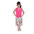 Girls Dress Skirts  top Two-Piece Set by Arshia Fashions - sleeveless - Party wear - Pink