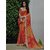 Designer Jaipuri Chiffon Half Half womens Saree