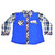 Mama  Bebes Infant Wear - Infant / Boys Full Seleeves Shirts,Color-Blue Emzmbboyshirt1B