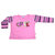 Mama  Bebes Infant Wear - Infant / Kids Full Seleeves Tshirts ,Color-Pink Emzmbboytee5A