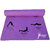 Gravolite 10Mm Thick 3 Feet Wide 6.5 Feet Lenght Sun Salutation Premium Yoga Mat Purple
