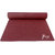 Gravolite 5Mm Thickness 2.5 Feet Wide 6.5 Feet Length Plain Yoga Mat Cherry Color With Strap