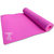 Gravolite 5Mm Thickness 3 Feet Wide 6 Feet Length Plain Yoga Mat Pink Color With Strap