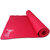 Gravolite 3Mm Thickness 3 Feet Wide 6 Feet Length Plain Yoga Mat Red Color With Strap