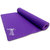 Gravolite 10Mm Thickness 3 Feet Wide 6 Feet Length Plain Yoga Mat Purple Color With Strap