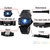 fast selling  B-2 Bomber Aircraft LED Black Digital Silicon Watch