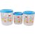 Princeware Plastic Twister Package Container Set of 3