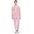 EX10SIVE Womens Pink printed Night Suit Set