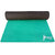 Gravolite Dual Layer Green Yoga Mat 4Mm Thickness 2 Feet Wide 6.5 Feet Length With Strap