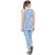 EX10SIVE Womens Blue printed Night Suit Set