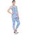 EX10SIVE Womens Blue printed Night Suit Set