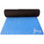 Gravolite Dual Layer Sky Blue Yoga Mat 5Mm Thickness 2 Feet Wide 6 Feet Length With Strap