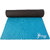 Gravolite Dual Layer Cyan Yoga Mat 10Mm Thickness 3 Feet Wide 6.5 Feet Length With Strap