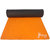 Gravolite Dual Layer Orange Yoga Mat 8Mm Thickness 2.1 Feet Wide 6 Feet Length With Strap