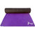 Gravolite Dual Layer Purple Yoga Mat 8Mm Thickness 3 Feet Wide 6 Feet Length With Strap