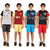 Zippy Boys Multicolor Tshirt and Shorts set (Pack of 4)