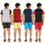 Zippy Boys Multicolor Tshirt and Shorts set (Pack of 4)
