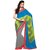 Vipul Multicolor Georgette Lace Saree With Blouse