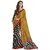 Vipul Multicolor Satin Printed Saree With Blouse