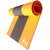 Gravolite 8Mm Thickness, 3 Feet Wide  6.5 Feet Length Triple Color Orange Yoga Mat