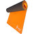 Gravolite Dual Layer Orange Yoga Mat 10Mm Thickness 2.1 Feet Wide 6.5 Feet Length With Strap