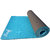 Gravolite Dual Layer Cyan Yoga Mat 8Mm Thickness 2 Feet Wide 6 Feet Length With Strap