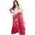 Vachya Shaded Red, Pink and Beige Embroidered saree 9941