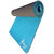 Gravolite Dual Layer Cyan Yoga Mat 9Mm Thickness 3 Feet Wide 6.5 Feet Length With Strap