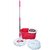 Best Home Red Steel Mop With 2 Micro Fiber
