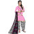 Parisha Pink Crepe Printed Salwar Suit Dress Material (Unstitched)