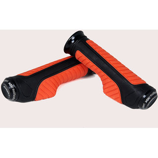 Orange bike online handlebar grips