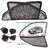 Car Craft Full Open Able Zipper Magnetic And Foldable Sunshade / Sun Shade / Curtain For Maruti Suzuki Celerio - Set Of 4