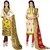 Riaan Trendz Combo of 2 Printed Crepe Salwar Suit Dress Material UnStitched