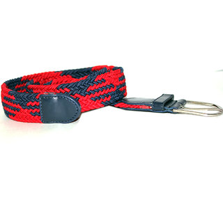 Canvas Belts For Men And Women- Red-Blue