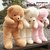 60 INCH SOFT TEDDY BEAR BROWN / PINK / PEACH COLOUR ( FOR UR BELOVED ONE AND GIFTING )