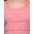 Tunic Nation Women Poly Georgette Pink Front Layer Top