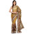 Mustard and Maroon Net Shaded Saree