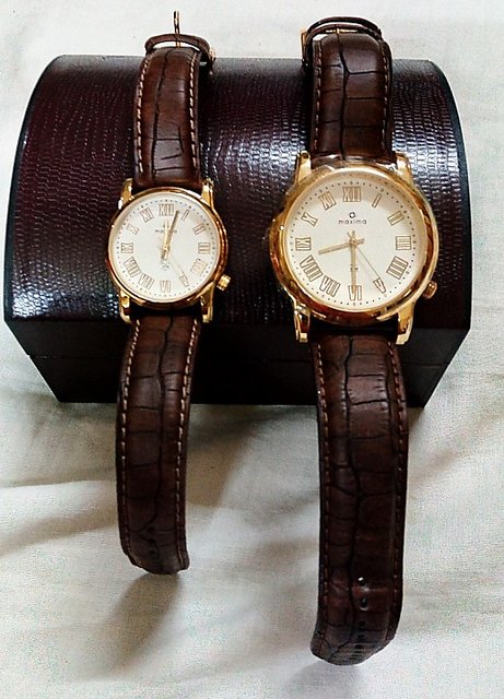 Buy Maxima Golden Couple Watch Pair of 2 Online 1499 from