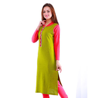 Woolen kurtis dove Clearance