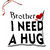 meSleep Brother I Need A Hug Rakhi Cushion Cover (16x16) With Beautiful Rakhis