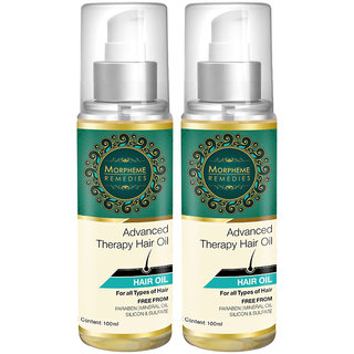 Morpheme Advanced Therapy Hair Oil - 100 Ml (Anti Hair Fall, Hair Loss Hair Repair) - 100 Ml - 2 Bottles