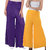 SNP Purple  Yellow Long Palazzo, Pants  trousers Pack of 2