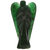 Green Jade Healing Reiki Gaurdian Angel Figurine Wings 2 Angel with Free Carry Velvet Beautiful Pouch-1 Pc