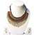 muccasacra Multicolour Fabric Neckpiece with earrings Jewel set